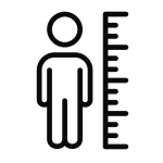Körpergröße Icon